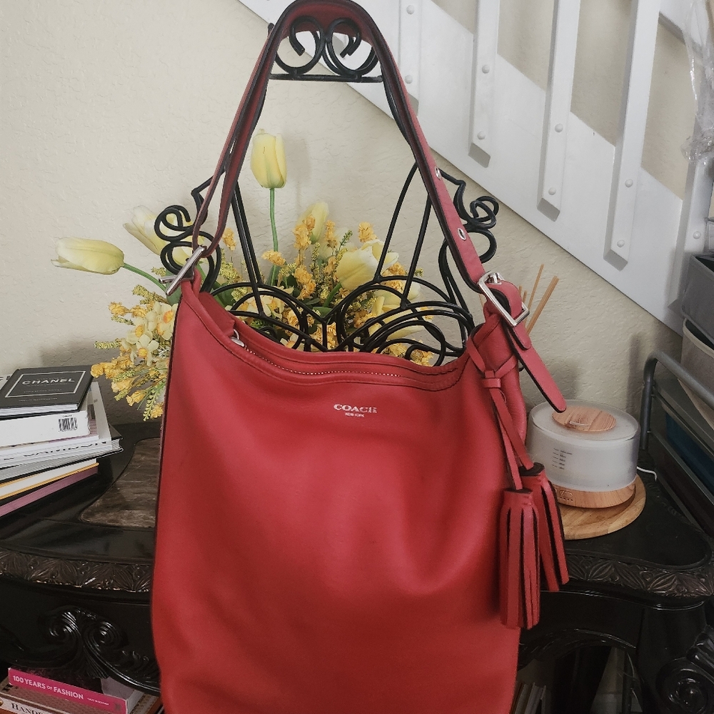 Coach leather shoulder bag - Picture 4 of 9